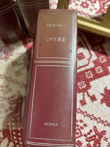 Petrarca opere mursia editore - petrarca,