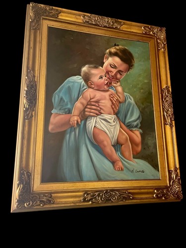 Dipinto olio tela spagnolo - dipinto, su
