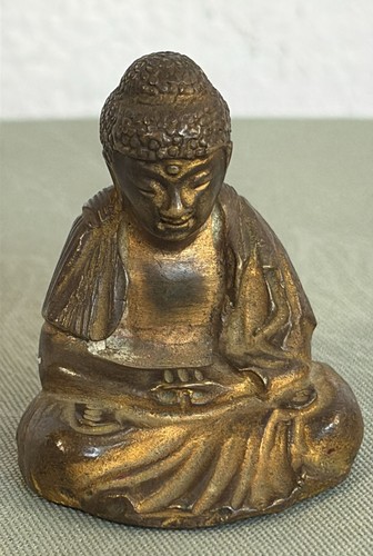 Antica statuetta buddha - buddha, in