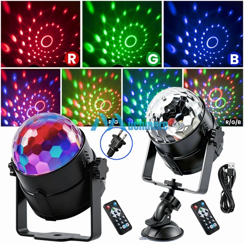 Disco ball led rgb - rgb, proiettore