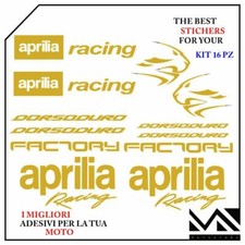 KIT ADESIVI stickers decal APRILIA DORSODURO 750 900 1200 MOTARD COLORE ORO