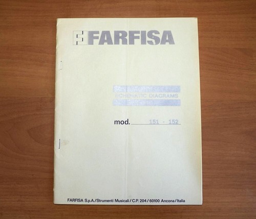 Farfisa 151 152 original - farfisa,