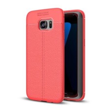 Custodia Cellulare per Samsung Galaxy S6 Protettiva Wallet Cover 360 Bumper Red