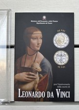 2 Euro Italia  Coincard 2019 Leonardo 