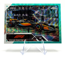 2023 Topps Chrome Formula 1 F1 Oscar Piastri #42 Aqua Wave /150