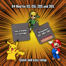 Nintendo DS/DSi/2DS/3DS Mod R4 Ace3DS | NES➡DS Games | Pokemon Mario Zelda etc.