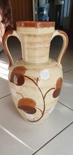 Grand vase faience signé - faience,