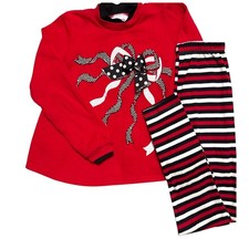 Set leggings felpa fiocco