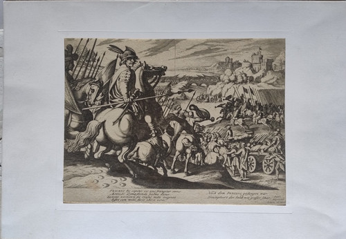 Antica incisione del xvii - incisione,