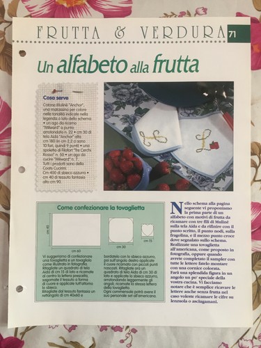 Schema punto croce ricamo - schema,
