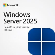 MICROSOFT WINDOWS SERVER 2025 RDS 50 CAL NUOVO sigillato in fabbrica