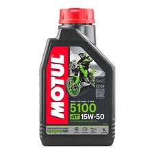 Olio Motore Moto Motul 5100 4T 15W50 15W-50 15W 50 Semisintetico - 1 litro lt