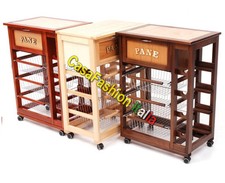 CARRELLO PORTA PANE CON