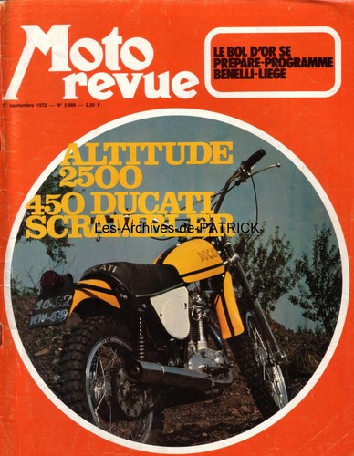 Moto revue 2088 ducati - ducati, 450
