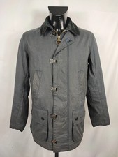 Giacca Barbour da uomo Blu notte Medium-Man Navy Wax Hurst Jacket Size M