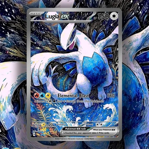 Tcg custom homemade lugia - tcg,