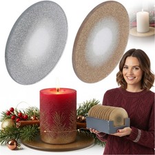 Sottopiatto rotondo in vetro