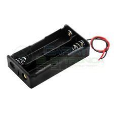 Porta Batteria per 2 Pile 18650 con Cavi Portabatteria