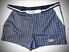Ultra RARE FILA BJ BORG PANTALONCINO Tennis UOMO MAN SHORT VINTAGE Dark Blue