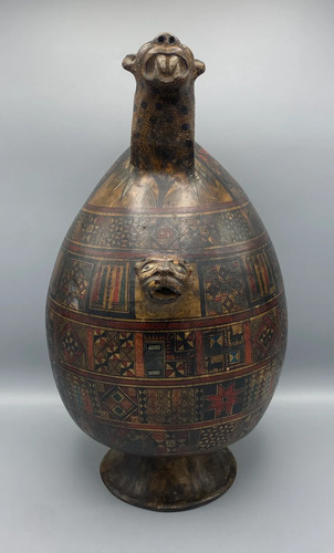 Vaso giaguaro terracotta - vaso,