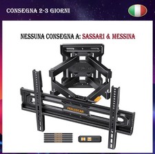 Supporto TV Parete 23-70 Pollici fino a 50 kg Staffa TV Inclinazione Rotazione