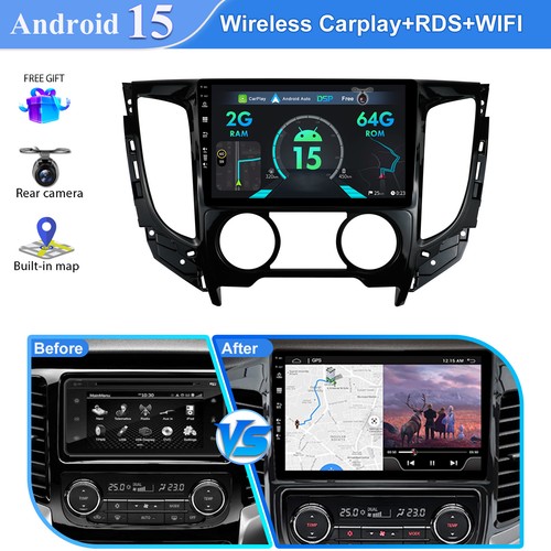 Autoradio per mitsubishi - 9",