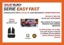 Pellicole Oscuranti Vetri Compatibili con Nissan Qashqai dal 14 20  post Easy Fa