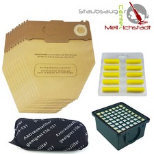 10 dust bags + filter set