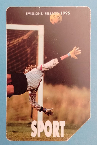 Scheda telefonica sport - telefonica, lire