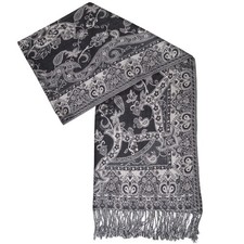 Sciarpa donna stile pashmina stola scialle donna foulard con frange 192x62 cm S 32.08