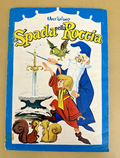ALBUM MOVICOLOR LA SPADA NELLA ROCCIA ORIGINALE 1965 COMPLETO OTTIMO RARO