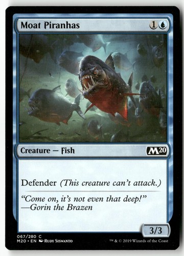 Moat piranhas magic - piranhas, the