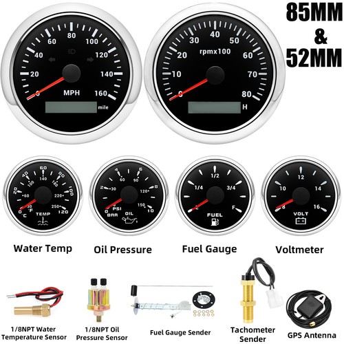 Tachimetro gps 85mm 160mph - gps,