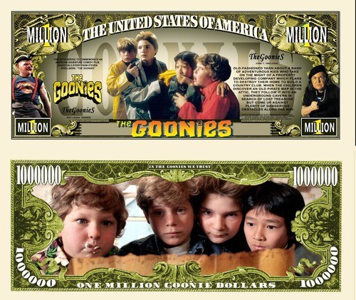 Les goonies billet million - les,