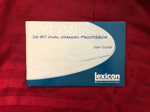 Lexicon mpx 550 - lexicon,