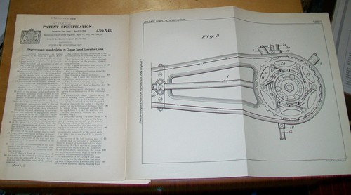 Bicycle change gears patent - change,