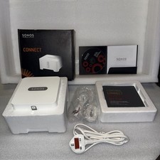 Sonos Connect Adattatore Stereo Wireless Smart -S1 App Control -Completamente Funzionante Boxato