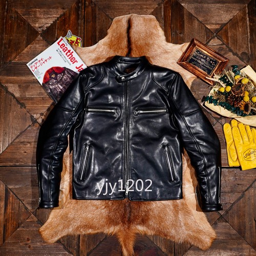 Giacca biker uomo pelle