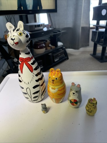 Bambole nido gatto topo - nido, e