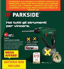 TRAPANO BATTENTE PERCUSSIONE TASSELLATORE PARKSIDE 20V PABH 20-Li D4 model  2025