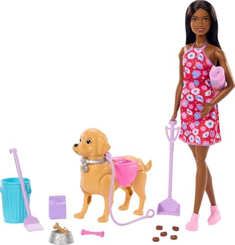 Barbie set cagnolina cammina - barbie,
