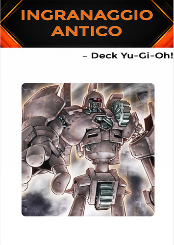 Yugioh mazzo deck ingranaggio - yugioh!,