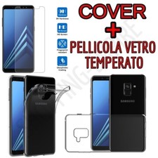CUSTODIA COVER per SAMSUNG GALAXY A8 (2018) SM-A530F + PELLICOLA VETRO TEMPERATO