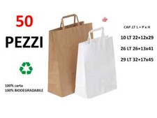 50 BUSTE BORSE SHOPPER DI