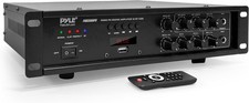 	Pyle Amplificatore Mixaggio Bluetooth Home PA - 500W Home Audio Rack Mount Stereo	