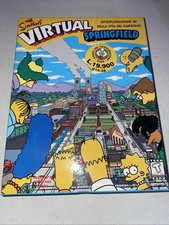 Video Gioco Game PC Computer Big Box ITA Italiano Simpsons Virtual Springfield
