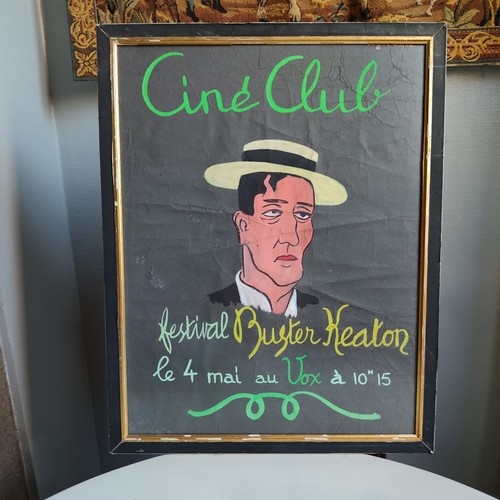 Affiche originale peinte la - affiche, à