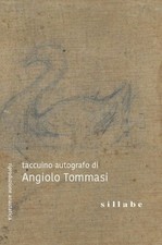 TACCUINO AUTOGRAFO DI ANGIOLO