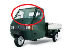 1E001291 PARABREZZA ANTERIORE VETRO ORIGINALE PIAGGIO APE TM P 703 USATO