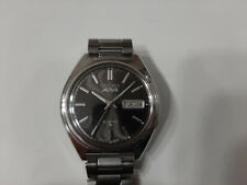 Seiko Actus orologio uomo vintage automatico 7019-8010 dark dial 38 mm